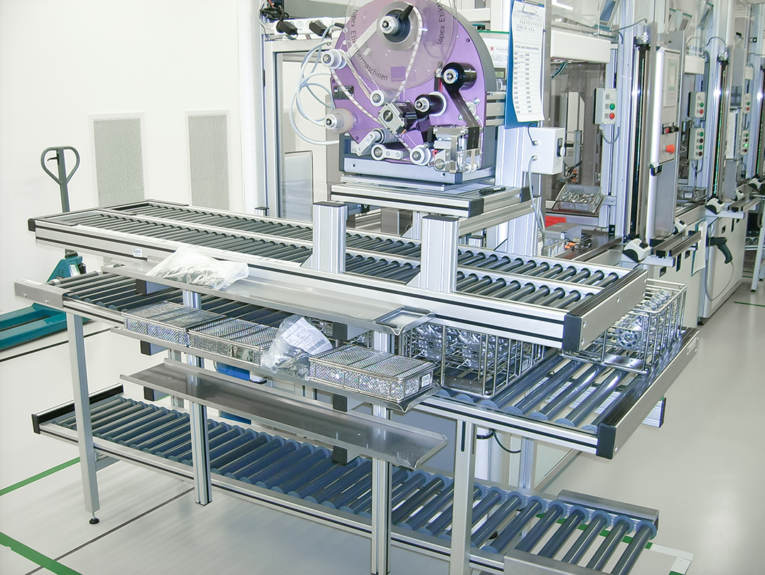 Industrielle Anwendung mit Aluminiumprofil-Systemen